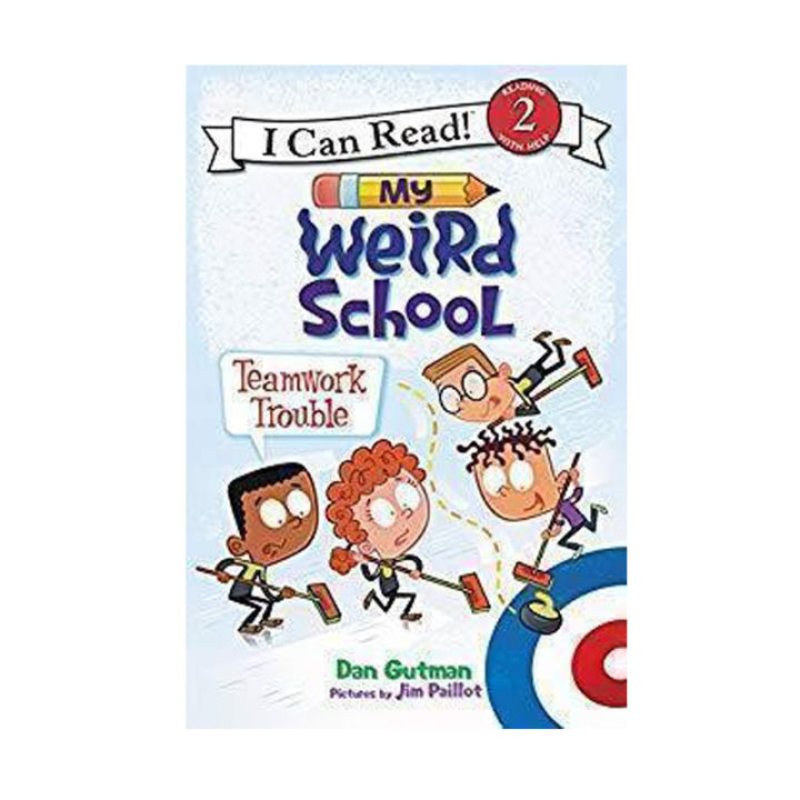 Original English I can read series my weird School: teamwork trouble paperback Picture Book Harvard University doctor of education recommended graded reading extracurricular interesting reading enlightenment children