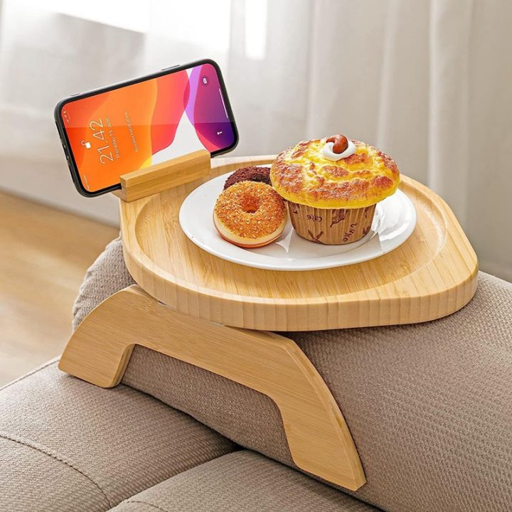 bamboo-sofa-tray-table-clip-on-side-table-couch-arm-with-360-rotating-phone-holder-couch-tray-for-arm