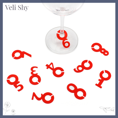 [Veli Shy] 10ชิ้นการ์ดถ้วยคริสต์มาสการตกแต่งคริสต์มาสเครื่องประดับคริสต์มาสสักหลาด