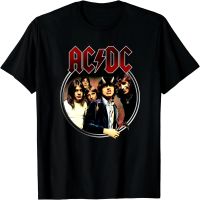 เสื้อยืด Hip Hop United Street แขนสั้นผู้ชายและผู้หญิง INS Printed ACDC Rock Band T-Shirt มีในสต็อก [S-XXXL]-YD007