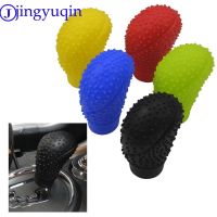 For Car Soft Silicone Knob Shifter Cover Handbrake Grips Gear Shift Collars Anti-slip Universal Colorful Gear Head Cover