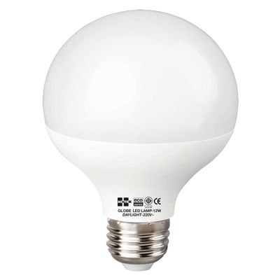 หลอดไฟ LED HI-TEK G80 GLOBE 12 วัตต์ DAYLIGHT E27 สีขาว [ส่งเร็วส่งไว มีเก็บเงินปลายทาง]