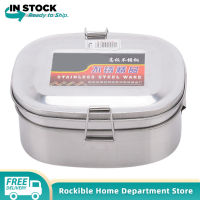 rockible Stainless Steel Bento Lunch Box Dinner Food Container