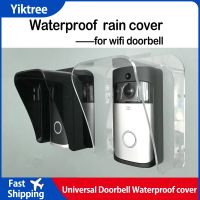 ▩ஐ┅ Universal Black/Transparent Outdoor Waterproof Rain Cover Sunshade Doorbell Apartment Video Intercom IP Video Wifi Doorbell Cam