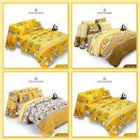 ?(Flash-Sale) ⭐️⭐️ ชุดผ้าปู+ผ้านวม ลาย Gudetama ขนาด3.5,5,6ฟุต สุดคุ้ม