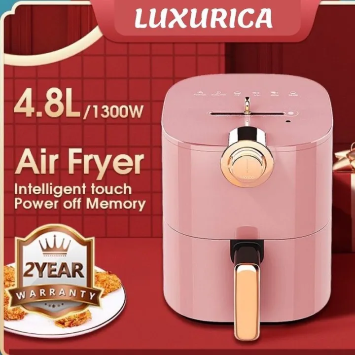 Monda Air Fryer 4.8L / 7L Automatic Oil Free Single Pod Non Stick Timer