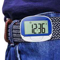 พ็อกเก็ต Pedometer ขั้นตอนที่เคาน์เตอร์ขั้นตอนที่มีคลิปในตัว55มิลลิเมตรหน้าจอขนาดใหญ่ที่มีนาฬิกาขั้นตอนที่ถูกต้องเคาน์เตอร์เดิน