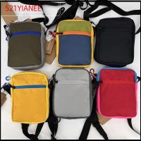 521YIANEE อ๊อกซ์ฟอร์ด กระเป๋า Crossbody ขนาดเล็ก มินิมินิ ซิปมีซิป กระเป๋าใส่โทรศัพท์ ของใหม่ กระเป๋าสะพายไหล่แบบสั้น สำหรับผู้ชาย