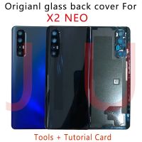 6.5" For Oppo Find X2 Neo Rear Battery Back Cover With Logo Panel Rear Door Housing Case With Adhesive