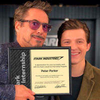 Stark Industries Internship Certificate ( Peter parker) / ใบประกาศ สตาร์คอินดัสตรี้ ขนาด A4 ปีเตอร์ ปาร์คเกอร์