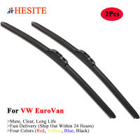 HESITE Colorful Wiper Blades For VW EuroVan GLS MV 2000 2001 2002 2003 2008 2009 Models Car Exterior Accessories Red Blue Wipers