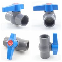 1~5Pc 20/25/32mm to 63mm PVC Pipe Valve Connector Aquarium Water Pipe Fittings Ball Valve Garden Irrigation Water Pipe Connector Watering Systems  Gar