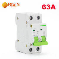 RISIN 2Pole 16Amp 63A ตัวตัดวงจร AC แผงพลังงานแสงอาทิตย์คุณภาพสูง PV MCB