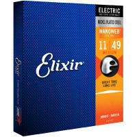 Elixir Nanoweb 12102 สายกีตาร์ไฟฟ้า เบอร์ 11