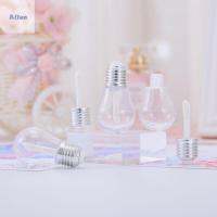 ALLON 1/5 ชิ้น กลม รีฟิล ชัดเจน น่ารัก มินิ หลอดลิปบาล์ม หลอดลิปกลอส ขวดเปล่า DIY รูปร่างหลอดไฟ