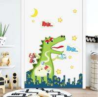 SK9362 สติ๊กเกอร์ติดผนัง สติ๊กเกอร์ติดผนังห้องนอน รุ่นก็อตซิล่า (Wall Sticker)