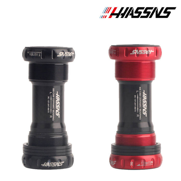 HASSNS Mountain Bike Bottom Bracket Sealed Bearing M68 BB68 73mm ...