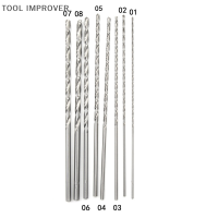 TOOL IMPROVER 1PC 1.5 ~ 5มม.เส้นผ่าศูนย์กลางพิเศษยาว hss straigth Shank Auger Twist Drill bit 160มม