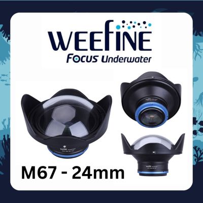 Weefine WFL01 Underwater Ultra Wide Angle Conversion Lens 145 degrees M67 - 24mm - Compatible camera and lens (Recommendation):Sensor Size:18mmX13.5mm (Micro 4/3) Camera Lens:24mm(35mm Equivalent)-F/1.4 OLYMPUS / CANON / SONY / PANASONIC / NIKON