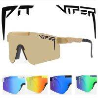 [ช่อง] ร้อนหลุม Viper แบนด้านบนแว่นตา TR90สีดำกรอบกระจกเลนส์ Windproof กีฬาแว่นกันแดด P Olarized สำหรับผู้ชาย/ผู้หญิง UV400ด้วยกรณี