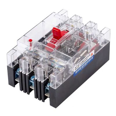 original
 Shanghai people air switch home DZ15 air switch circuit breaker three-phase electric switch transparent case two-phase electric