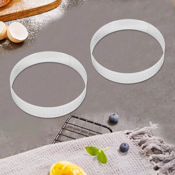 4-pcs-circular-porous-tart-ring-bottom-tower-pie-cake-mould-baking-tools-heat-resistant-perforated-cake-mousse-ring-10cm