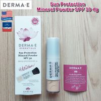 Derma E® Sun Protection Mineral Powder SPF 30, 4g เดอร์มาอี แป้งฝุ่น ผสมกันแดด