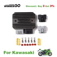 ตัวปรับตัวควบคุมแรงดันไฟฟ้ารถจักรยานยนต์ WINNERGO เริ่มต้นสำหรับ Kawasaki Ninja ZX-6R ZX6R NINJAZX-10R ZX10R Ninjazx-6R Ninjazx6r 2008-2014