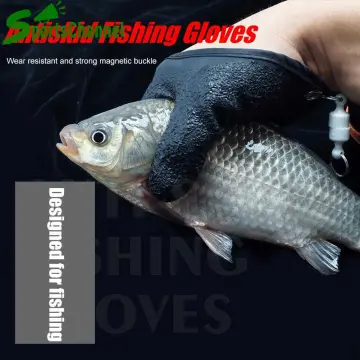 Fishing Gloves With Magnet Release Fisherman Fishing Anti-Puncture