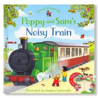 CLICK !!  หนังสือ USBORNE FARMYARD TALES POPPY AND SAMS NOISY TRAIN BOOK **หนังสือมีเสียง**