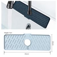 Kitchen Water Splash Mat Dish Washing Baffle Board Tray Sink Anti-Splash Proof Retaining Plate Household Drain Pad Kitchen Tools