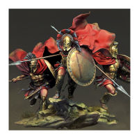 75mm Resin Model Figure GK , 3 Figure , SPARTAN , Unassembled and unpainted kit