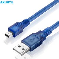 30cm 150cm 3m 5m USB 2.0 Type A Male to Mini 5P Male Mini 5P USB Cable Foil Braided Shielding Data Transfer Cable Adapter cord