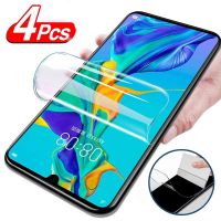 ✁ 4PCS Protector Hydrogel Film Huawei Nova 8i Nova 10 9 8 7 SE 6 5 4 i SE Y60 P40 lite Mate 50 40 30 Pro Screen Protective Film