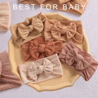 【YF】 32 Colors Cable Bow Baby Headband for Child Bowknot Headwear Cables Turban Kids Elastic Headwrap Hair Accessories