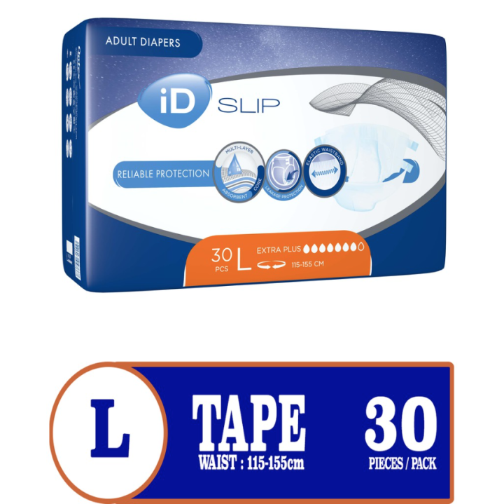 iD Slip Extra Plus Adult Diaper Large 30pcs | Lazada PH