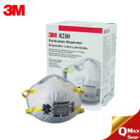 3M 8210(N95) หน้ากากป้องกันฝุ่นละออง PM 2.5 บรรจุ 20 ชิ้น/กล่อง 3Mแท้