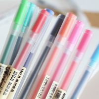 ต้นฉบับ Japanese Stationery MUJI MUJI Student Test Pen Gel Ink Refill 0.38/0.5mm Gel Pen