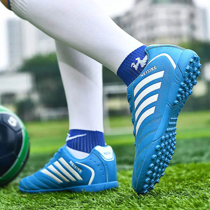 mens-football-shoes-tf-non-slip-training-soccer-shoes-professional-aldult-uni-sneakers-kids-outdoor-athletic-sports-shoes