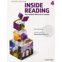 หนังสือ Oxford Inside Reading 2nd ED 4 : Students Book (P) Free shipping  หนังสือส่งฟรี หนังสือเรียน ส่งฟรี มีเก็บเงินปลายทาง หนังสือภาษาอังกฤษ