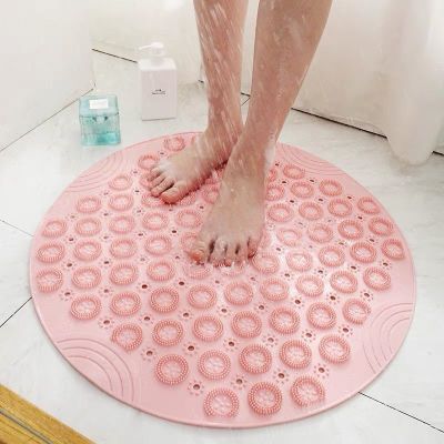 แผ่นรองกันลื่นฝักบัวอาบน้ำพรมเช็ดเท้าใช้ในครัวเรือนจุกดูดโถส้วมห้องน้ำป้องกันการลื่นไถลสำหรับนวดเท้า