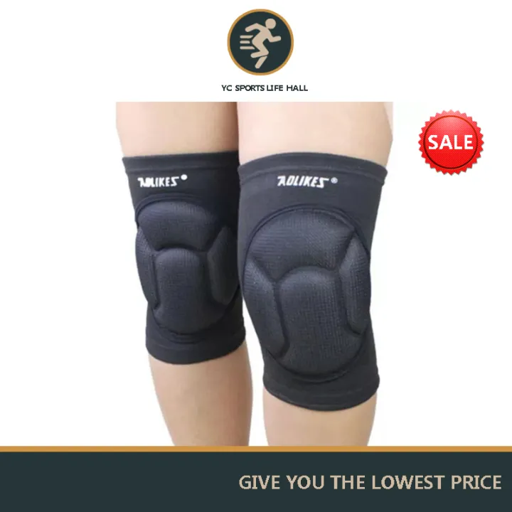 2Pcs Thickening Football Volleyball Extreme Sports knee pads brace support Protect Cycling Knee Protector Kneepad