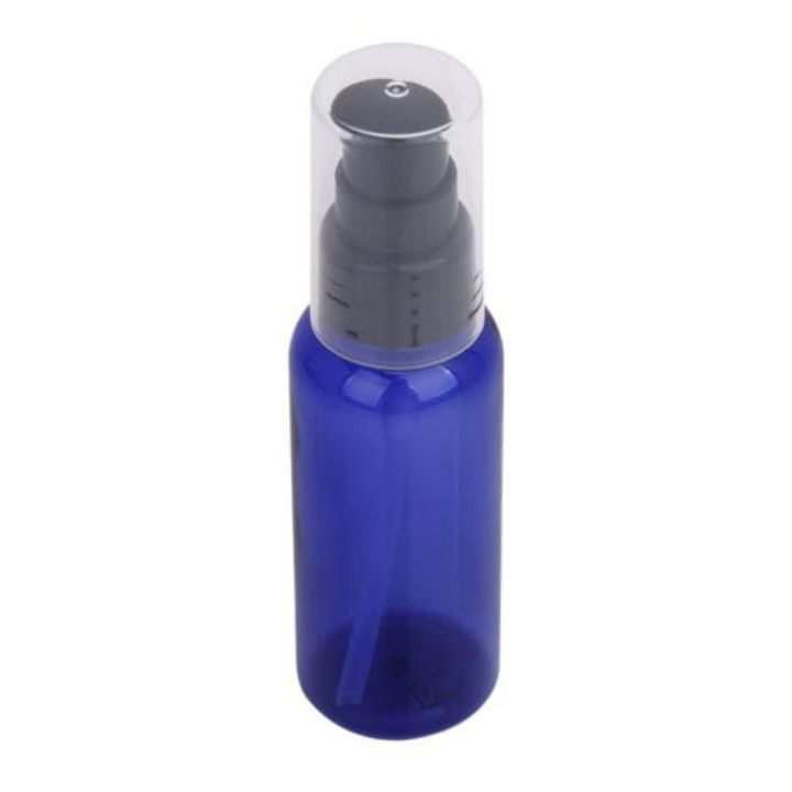 50ml-refillable-bottle-cosmetic-lotion-pump-cream-treatment-cap-50ml-new-blue