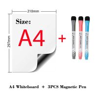 A4 Size Magnetic Whiteboard Dry Erase White Boards Fridge Stickers Refrigerator Magnets Plan Home Office Kitchen Message Board
