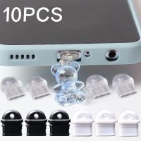 DIY Anti Dust Plug Transparent Charge Port Dust Plug for Samsung Xiaomi Type C Plugs Stopper Protection Cap Mobile Phone Pendant