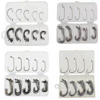 50 ชิ้นหรือ 100 ชิ้นเหยื่ออ่อน Offset Fishhook เบสหนามปลาคาร์พตะขอตกปลาสำหรับเหยื่ออ่อนชุด-hexinge