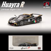 LCD 1/64 Pagani Huayra R Black Carbon Model Car Alloy Diecast Toys Classic Super Racing Car Collection Vehicle Children Gifts Die-Cast Vehicles