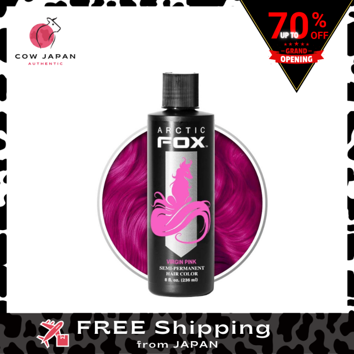 Arctic Fox 100 Vegan Virgin Pink 236 Ml Semi Permanent Hair Color Lazada 0554