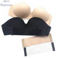 คนรักการ®ผู้หญิงเซ็กซี่สีทึบที่มองไม่เห็นไม่มีรอยต่อ Underwired ไม่มี Padding Bra