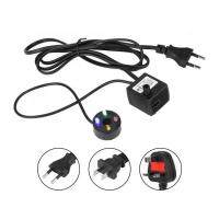 2W LED Submersible Water Pumps Silent Fish Tank Fountain Pump Filter For Color Lighting Aquarium Air Pump Decoration